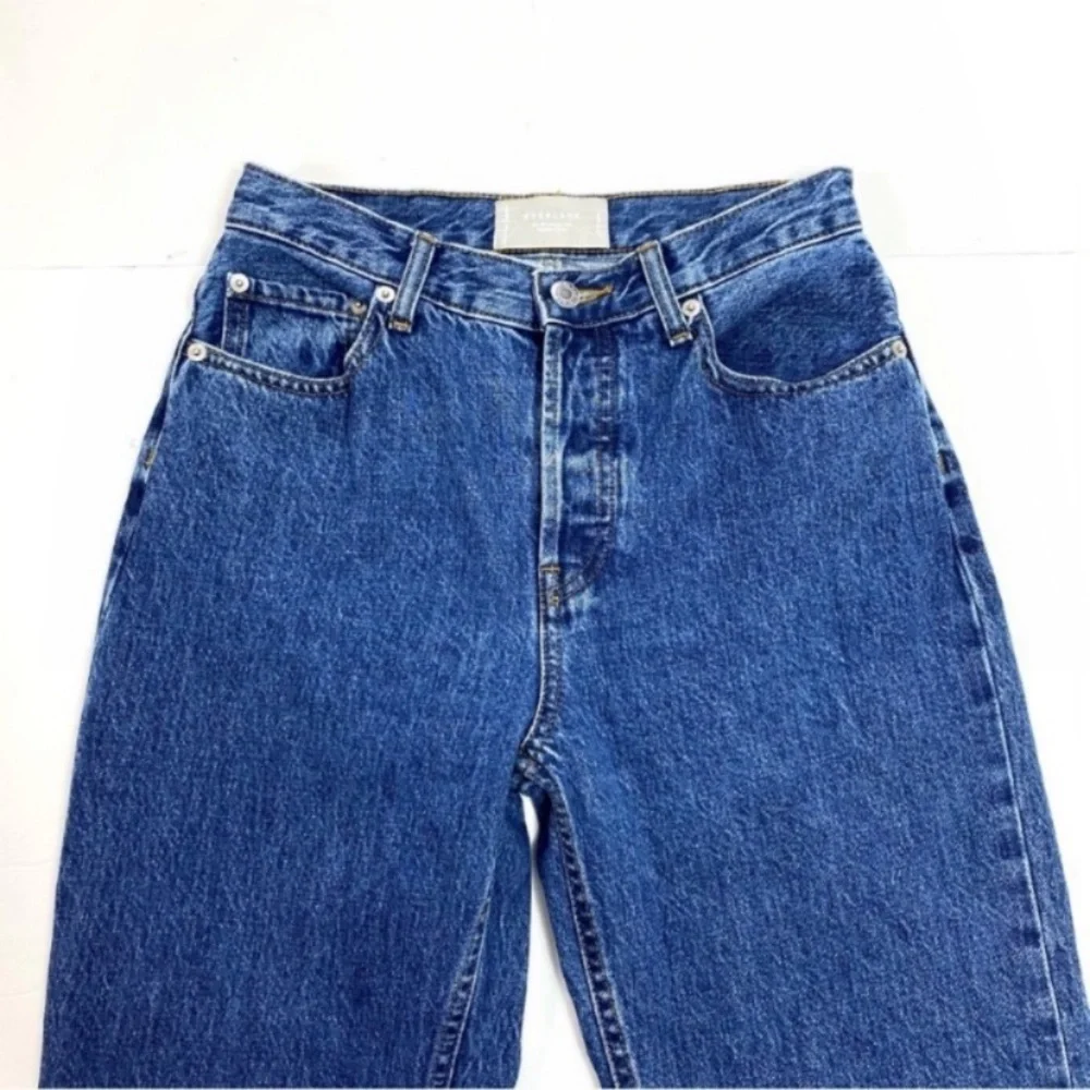 Everlane The 90's Cheeky Jean Organic Cotton High Rise Jeans Medium Washed Sz 26